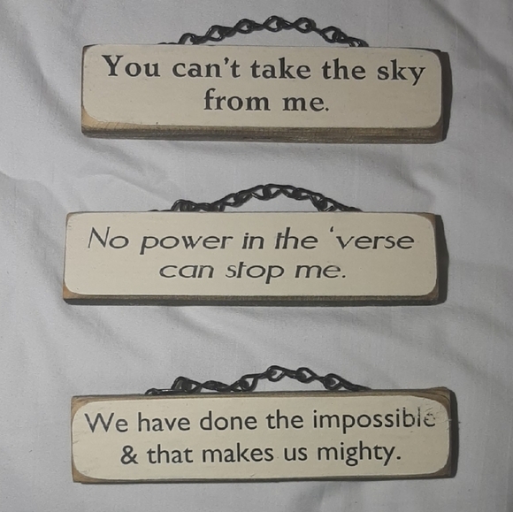 Firefly Quotes Wall Decor Set - Picture 1 of 7